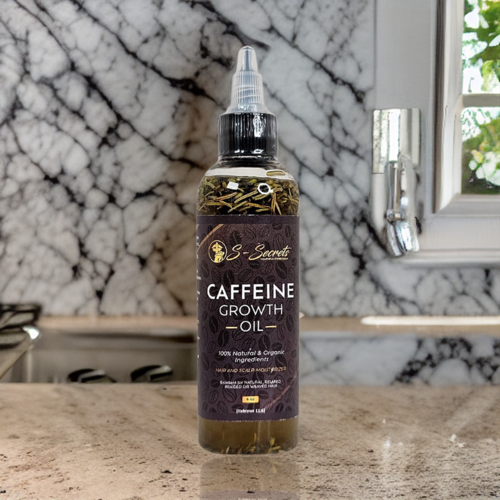 Caffeine Hair Growth Oil 4oz - Hair Growth Oil For Thinning, Balding