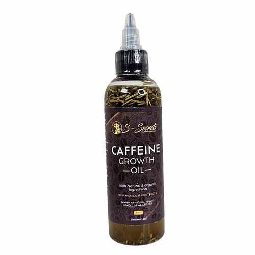 Caffeine Hair Growth Oil 4oz - Hair Growth Oil For Thinning, Balding